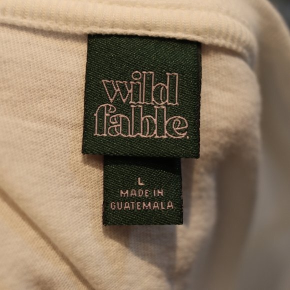 Wild Fable Boxy Long Sleeve Striped Tshirt LG - Picture 11 of 12